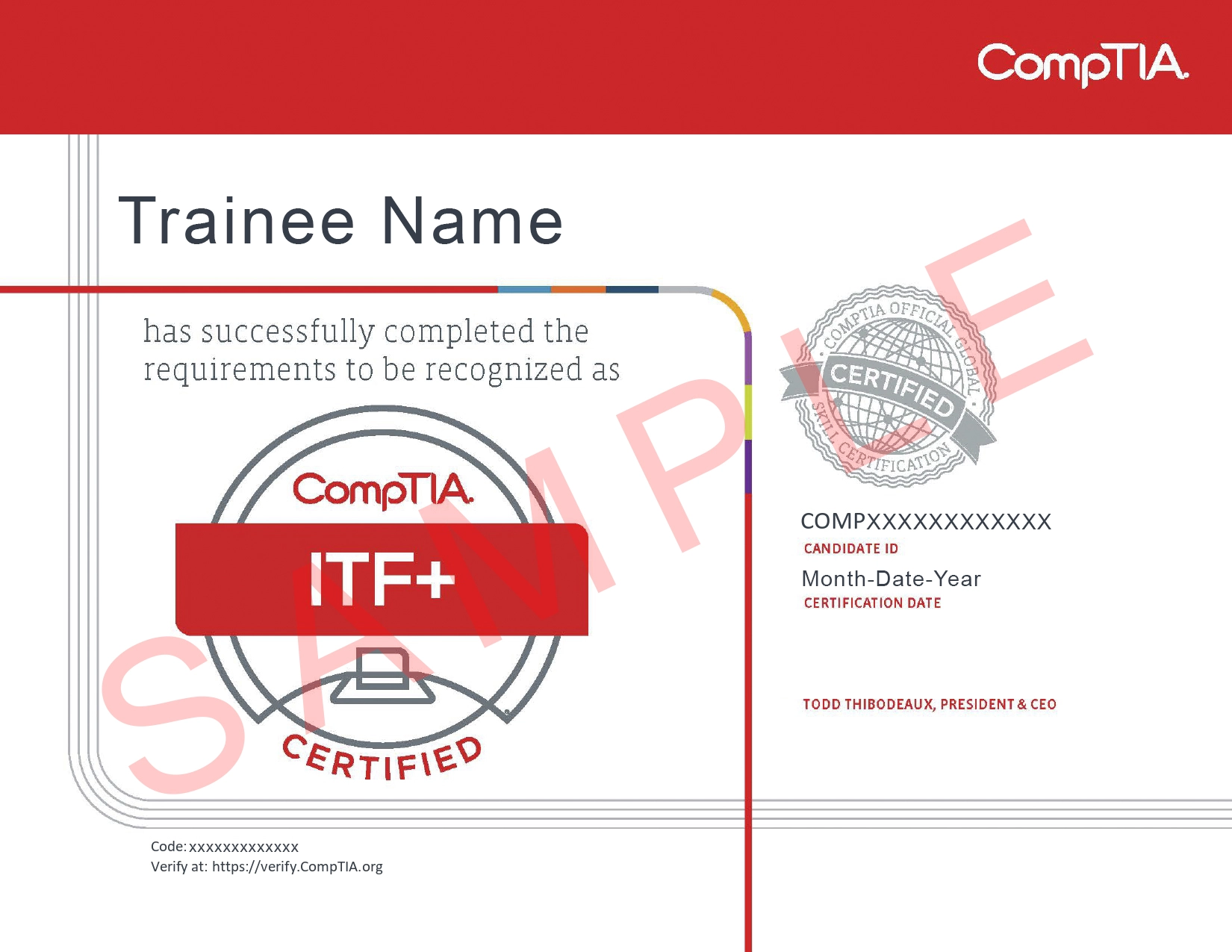 comptia it fundamentals certification training